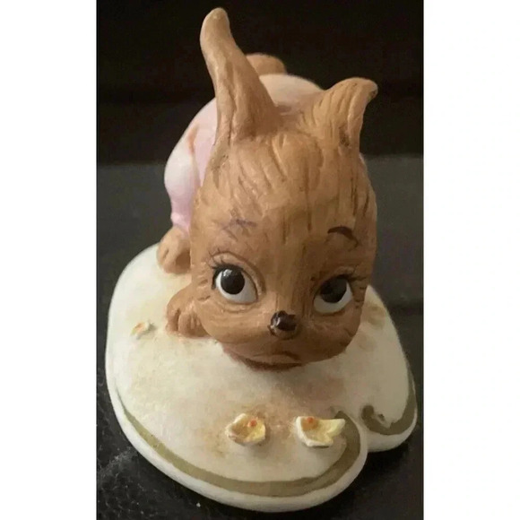 Bunny Rabbit‎ Lefton #7741 Hand Painted Ceramic Home Decor Collectible Vintage - Picture 1 of 5